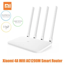 Xiaomi 4A WiFi роутер 2,4 ГГц 5 ГГц двухдиапазонный AC1200M умный роутер 16 Мб ПЗУ+ 64 Мб двойной теплоотвод cv6 умное управление