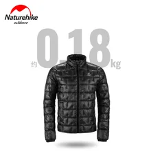 Naturehike Inverno Imbottiture Uomini Giacca 95% Bianco 1000FP Oca Imbottiture Cappotto Parka Maschio Outwear Caldo Portatile Per Escursione di Campeggio Esterno