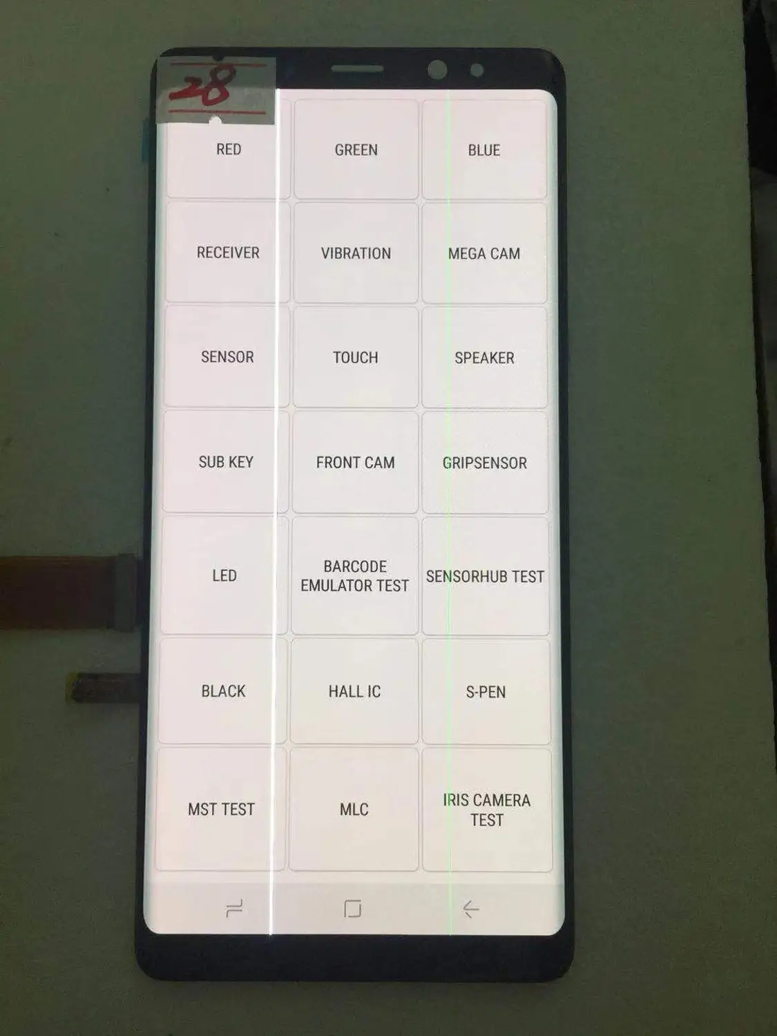 Оригинальный AMOLED с линией для Samsung Galaxy S8 PLUS G955A G955U G955F ЖК дисплей сенсорный экран