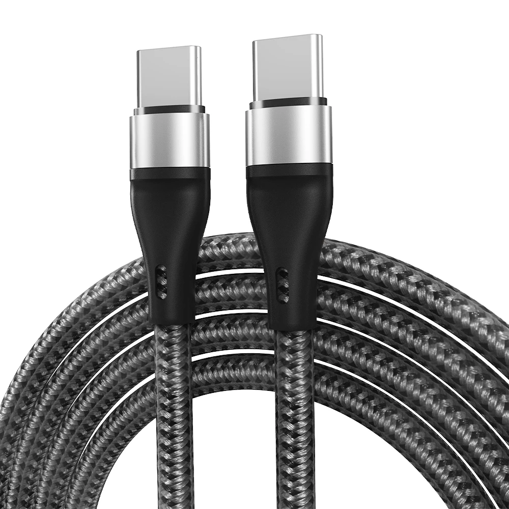 PD USB C to USB Type C Cable for Samsung S20 Huawei Quick Charge 4.0 Cable 2 in 1 Transmission Double 60W Fast Charge Line 1m 2m usb phone charger Cables