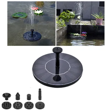 

Solar Powered Fountain Outdoor mini Water Fountain Pump For Lake pond Pool Gardening Aquarium Garden Decoration supplies