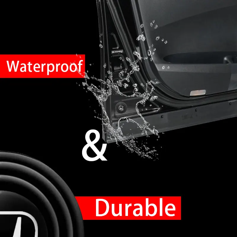 Car Door Shock Absorber Gasket Bumper Protector Auto Accessories For Honda Mugen Power Civic Accords CRV Hrv Jazz CBR VTX VFR