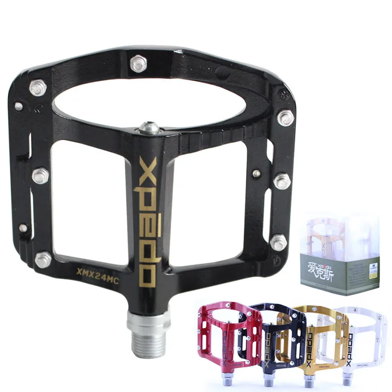 

2Pcs MTB Bicycle Pedals Bearing Ultralight Anti-slip Spikes Cycling Accessories Mountain Bike Aluminum Alloy High-strength Pedal