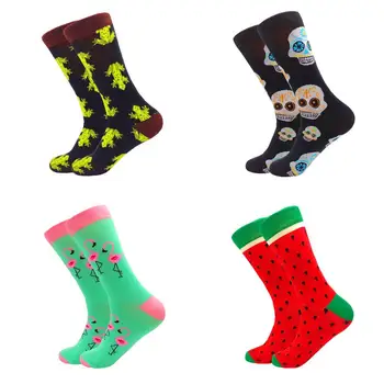 

fashion Harajuku funny pattern socks compression cotton Women Funny Men Sock Streetwear skateboard Socks