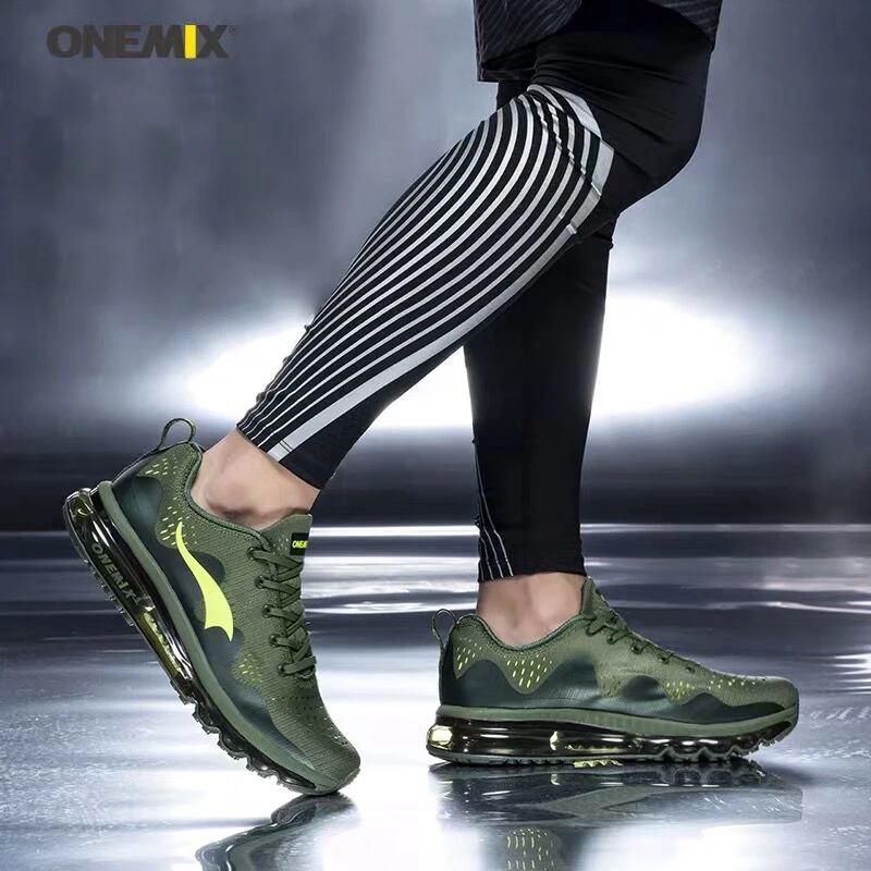 Новые мужские спортивные кроссовки onemix Air дышащие массажные с амортизацией для