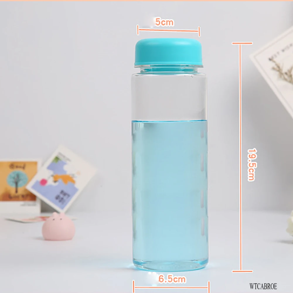 500 мл Кухня бег Кемпинг Пеший Туризм Пластик бутылки с водой Посуда для напитков