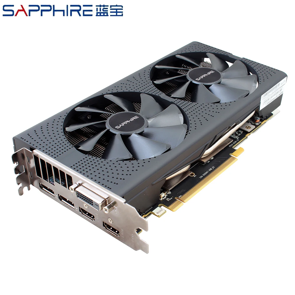 

SAPPHIRE AMD RX580 Graphic Card Radeon GDDR5 256bit PCI Desktop PC RX 580 8GB Gaming Video Cards For Gaming Computer Used Cards