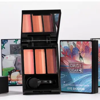 

Six-Color Gradient Eyeshadow Palette Waterproof Long-Lasting Glitter Matte Eye Shadow Powder