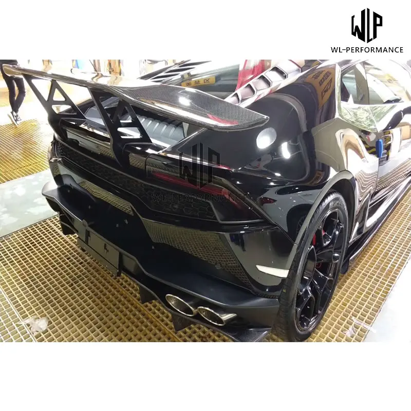 LP610 разделители переднего бампера из углеродного волокна задние рассеиватели