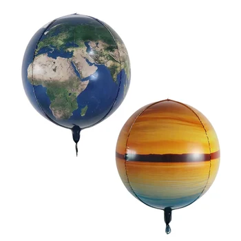 

20pcs 22 inch 4D Stereoscopic Foil Balloons Earth balloon Football Globos Globe Air balloons Birthday party Children's Day Gifts