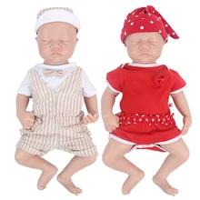 IVITA WG1548 43cm 2,18 kg 100% Volle Körper Silikon Reborn Baby Puppe Realistische Baby Spielzeug mit Kleidung für Kinder weihnachten Geschenk