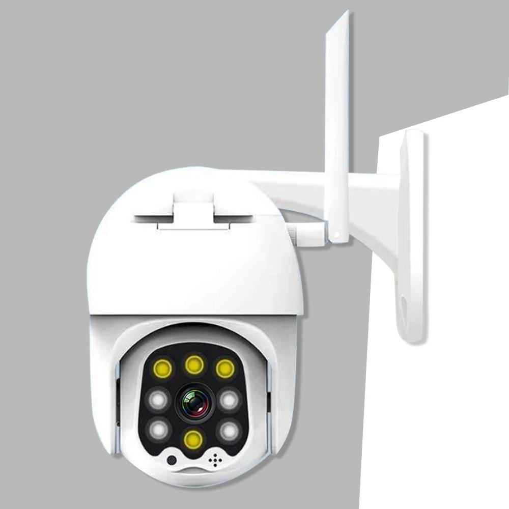 

IP Camera Outdoor WiFi 1080P HD Color Night Vision Auto Tracking 4X Digital Zoom Two Way Audio Home Security Surveillance Camera