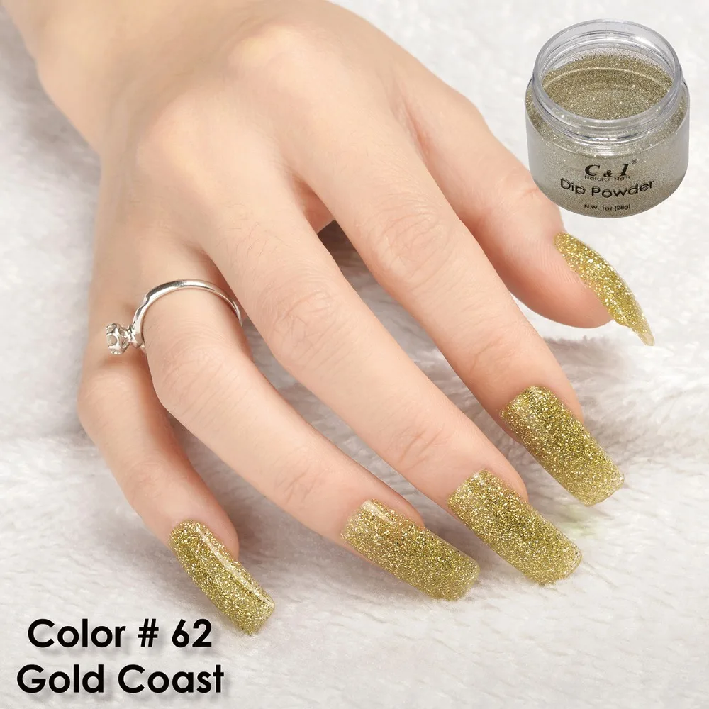 C&I Dip Powder Color # 62 Gold Coast 3