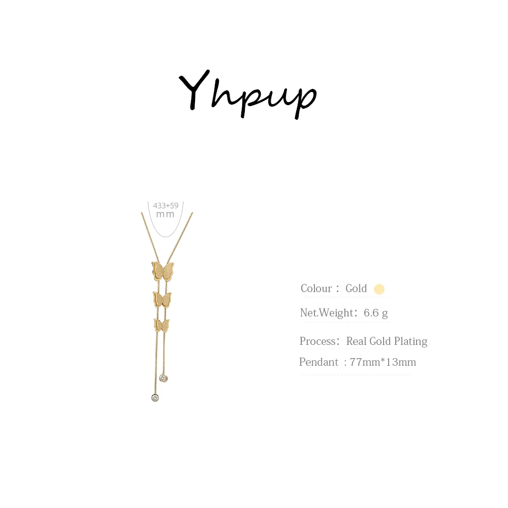 Exquisite Butterfly Sexy Pendant Necklace for Women Shiny Cubic Zirconia Jewelry - Image 5