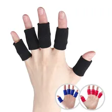 10 шт./компл. палец комплект спортивной одежды с длинными рукавами палец Волейбольный мяч для игры в бадминтон напальчник мотоциклетные перчатки с защитой суставов, с длинными рукавами