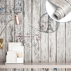 Wood Wallpaper  Waterproof Self Adhesive PVC Oil Proof Contact For Wall Bathroom Kitchen Furniture Renovation Home Improvement