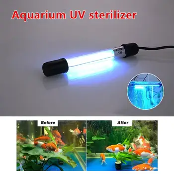 

Submersible Sterilizer Lamp Disinfection 4 Model Shrimp Ornament Goldfish DIY Sterilizer Lamp Sterilizer Aquarium Lamp
