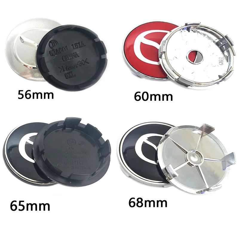 4pcs 56mm 60mm 65mm 68mm Car Rim Dust-Proof Caps For Mazda Auto Wheel Hub Center Cover Badge Logo Emblem Styling Accessories | Автомобили