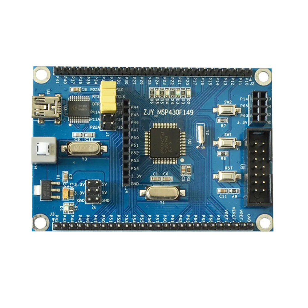 

MSP430F149 minimum system board MSP430 development board Single-chip microcomputer with USB type BSL programmer