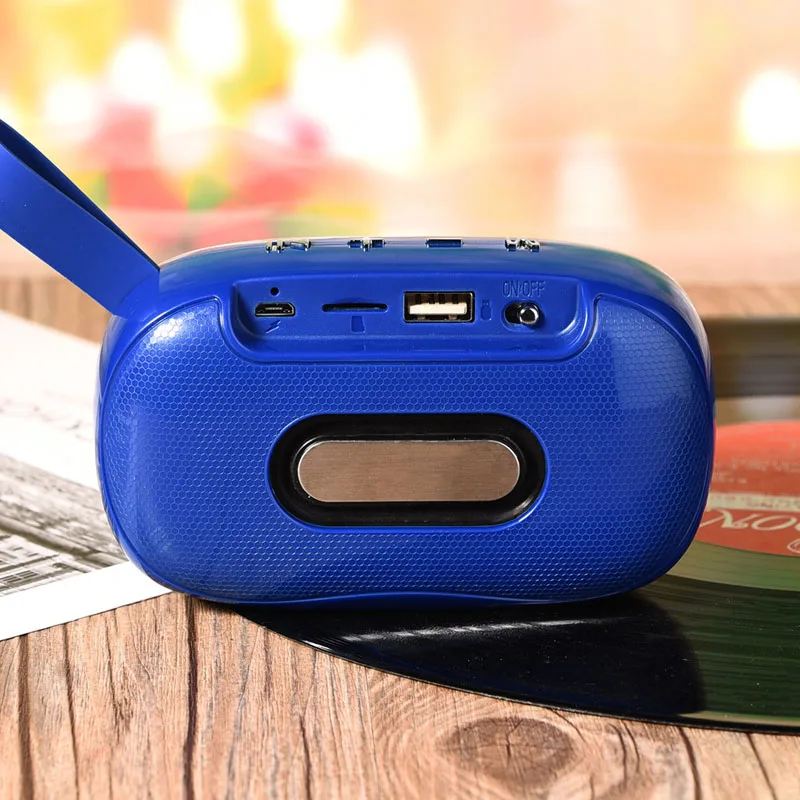 TG173 Мини Bluetooth динамик Портативный Открытый беспроводной динамик TWS межблочный 3D стерео музыка объемный звук Поддержка FM TFCard