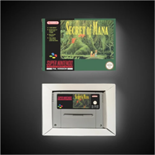 

Secret of Mana - EUR Version RPG Game Card Battery Save With Retail Box