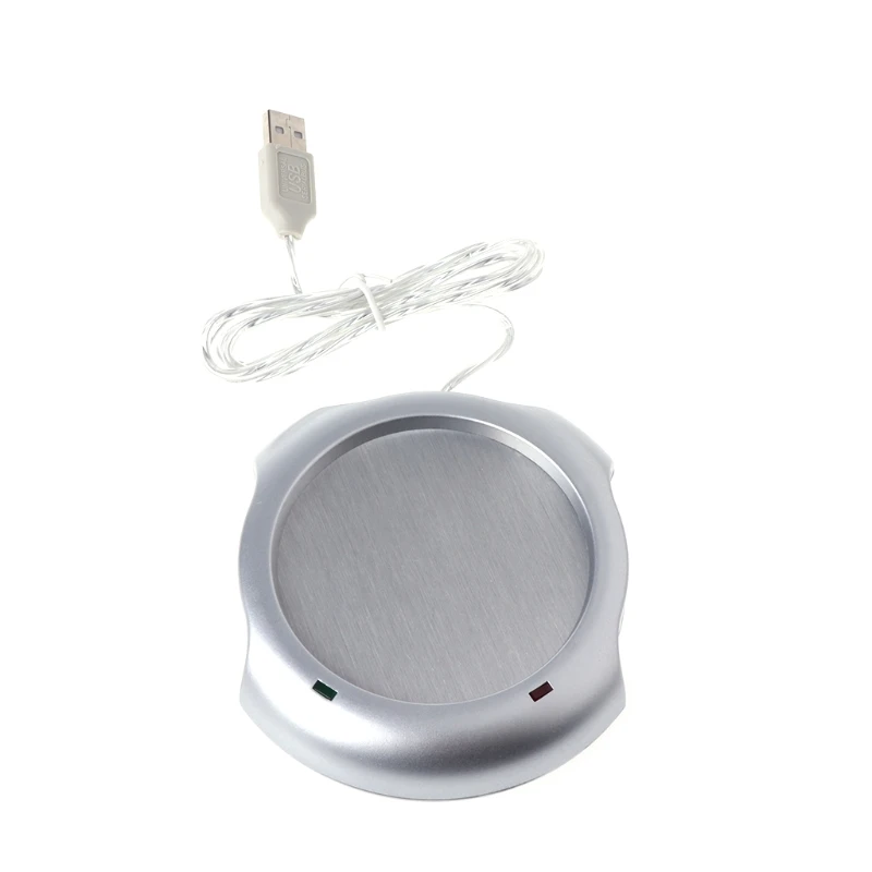 Мини-usb Электрический питательный стакан подогреватель тарелка для офиса и домашнего использования 4XFB