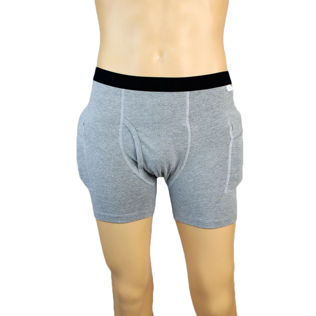 Men Male Elderly Hip Fractures Protector Pants Support Shield Fall Injury Prevention Shorts M/L 