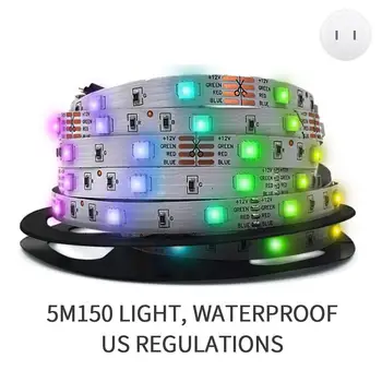 

Light Strip LED String LED Strip Party Waterproof Home Decor Night Lamp TV Kitchen Backlight WIFI 3528 24 Keys Super Bright