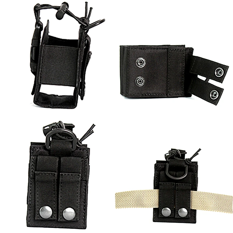 

Military Molle Nylon Radio Magazine Bag Package Pouch Walkie Hunting Talkie Holder Bags Tactical Sports Pendant Pouch Pocket