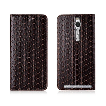 

Gneuine leather flip phone case bag for Asus Zenfone 2 ZE551ML/Zenfone 2 ZE500ML phone sleeve case stand cover card slot holder