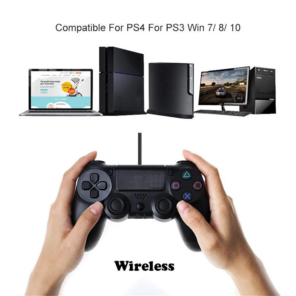 Bluetooth беспроводной/проводной джойстик для PS4 контроллер подходит mando ps4 консоль