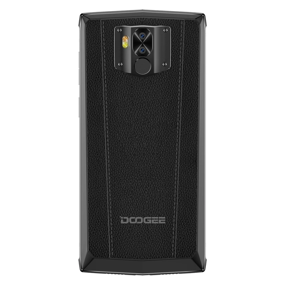 DOOGEE N100 мобильный телефон 10000 мАч батарея отпечатков пальцев 5,9 дюймов FHD+ Дисплей 21 МП камера MT6763 Восьмиядерный 4 Гб 64 Гб мобильный телефон 4G-LTE - Цвет: Черный