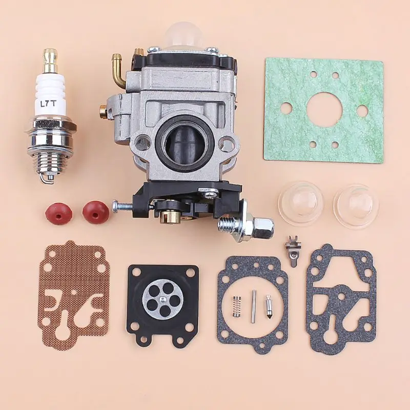 

Карбюратор Carb, Ремонтный комплект CG430 CG520, 43CC, 52CC, 47CC, 49CC, 40-5, 44-5, 2-тактный двигатель, китайский резак, триммер для травы