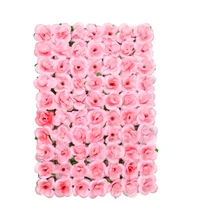 60X40 см искусственные розы романтические розы шампанского Искусственные цветы Домашнее свадебное украшение фон Декор Шелковая Роза цветок стена