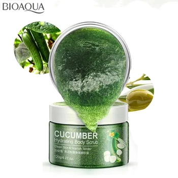 

BIOAQUA Cucumber skin beautiful white skin peels facial scrub face cleanser Remove blackheads tender skin cleansing cream