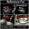 LED Footwell Luz de puerta compartimiento de equipaje caja de guantes para Audi A6 S6 C5 Q5 Q7 4L TT A1 A2 A3 S3 A4 S4 B5 B6 B7 A5 RS6 A8 ► Foto 3/6