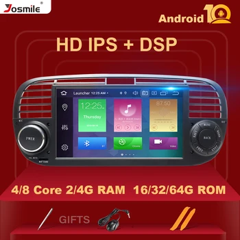 

IPS DSP 4GB 64GB 8 Core 1 Din Android 10 .0 Car DVD Player For FIAT 500 Radio Multimedia GPS Navigation Stereo Audio Head unit