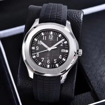 

luxury brand watch 39mm Automatic 2813 movement steel case comfortable rubber strap stainless steel PP Nautilus AAA watches 7