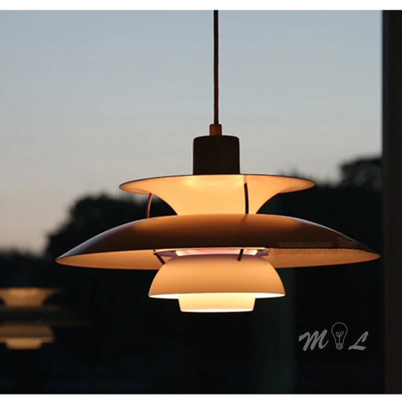 Подвесной светильник из алюминиевого сплава PH 5 в стиле арт-деко, подвесной светильник s для гостиной, спальни, кафе, магазина одежды, подвесной светильник, светодиодный светильник