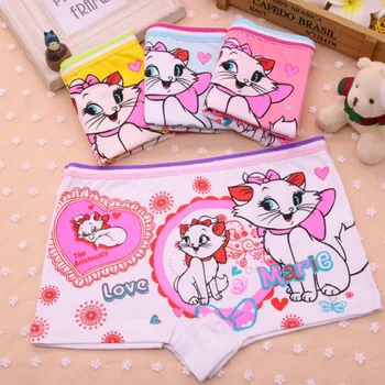 

60Pcs/Lot Wholesale Girls Cotton Panties Cartoon Kids Underwear Comfortable Soft Boxer For 2-10Years