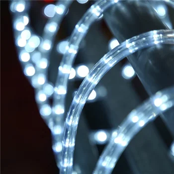 

IP67 Waterproof Led Rainbow Tube Rope Light Christmas Tree Wedding Garden Outdoor Decor Lights 8 Modes AC 220V 90M/Roll Stripe