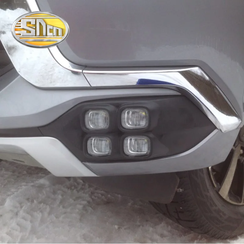 Для Mitsubishi Pajero Sport 3 Montero 2016 2017 светодиодный дневные ходовые огни Противотуманные