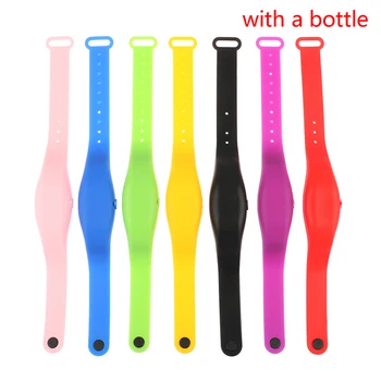 

Portable Wristband Hand Dispenser Wearable Hand Sanitizer Dispenser Pumps Dispensing Tool Silicone Wrist Band With Bottle