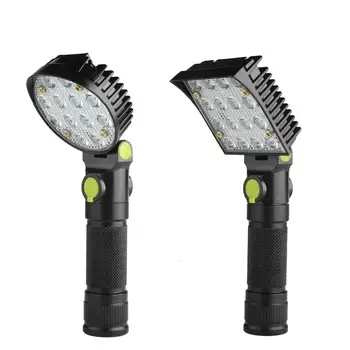 

LED Flashlight usb cob LED lantern Powerful Lanterna Torch Tactical LED Zoomable For Hunting Flashlight 18650 warning light