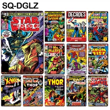 [SQ-DGLZ] Hero Poster Tin Sign Plaque Metal Sign Vintage Bar Decor Vintage Pub Bar Decor Metal Metalen Borden Poster Plate