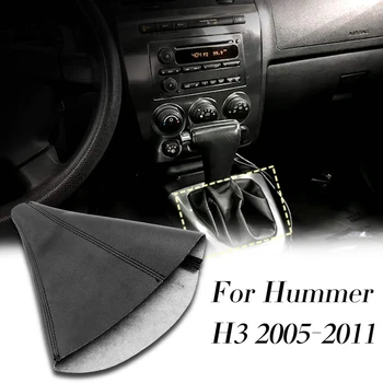 

Car Automatic Shift Boot Shift Dust Cover Leather Gear Shift Cover for Hummer H3 2005-2011