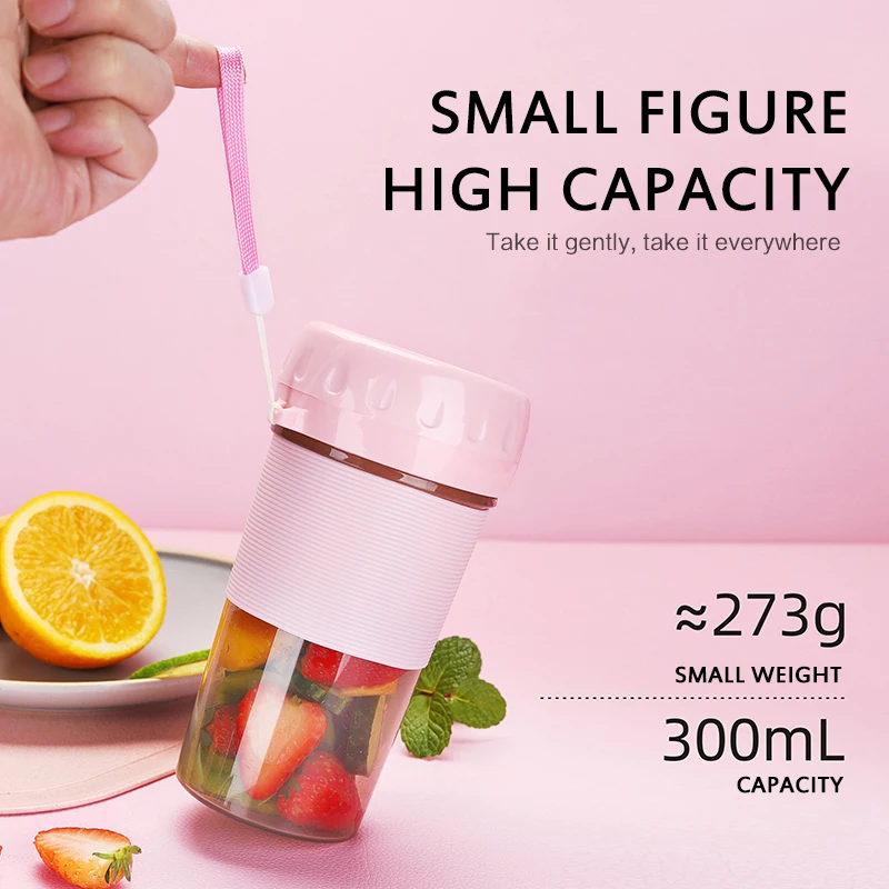 Mini Food Processor Juice Cup Portable Blender Usb Rechargeable