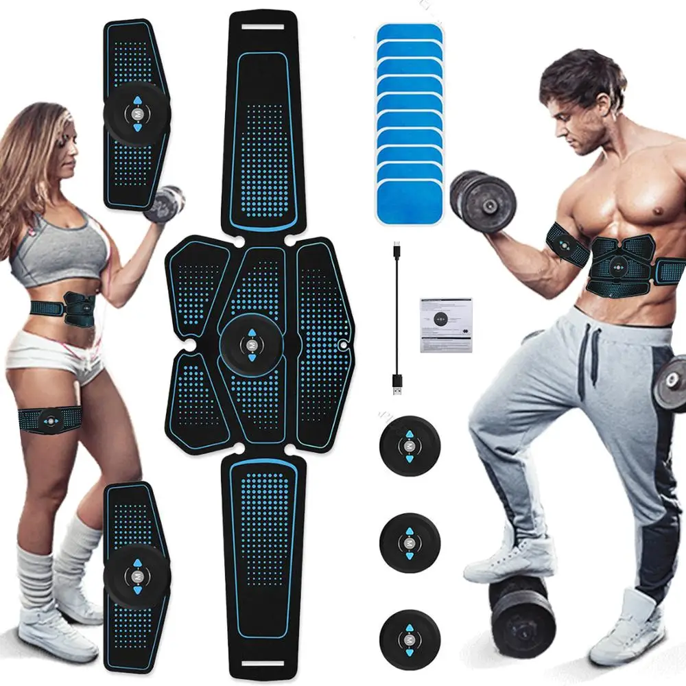 Стимулятор мышц живота тонер перезаряжаемый умный Abs фитнес снаряжение