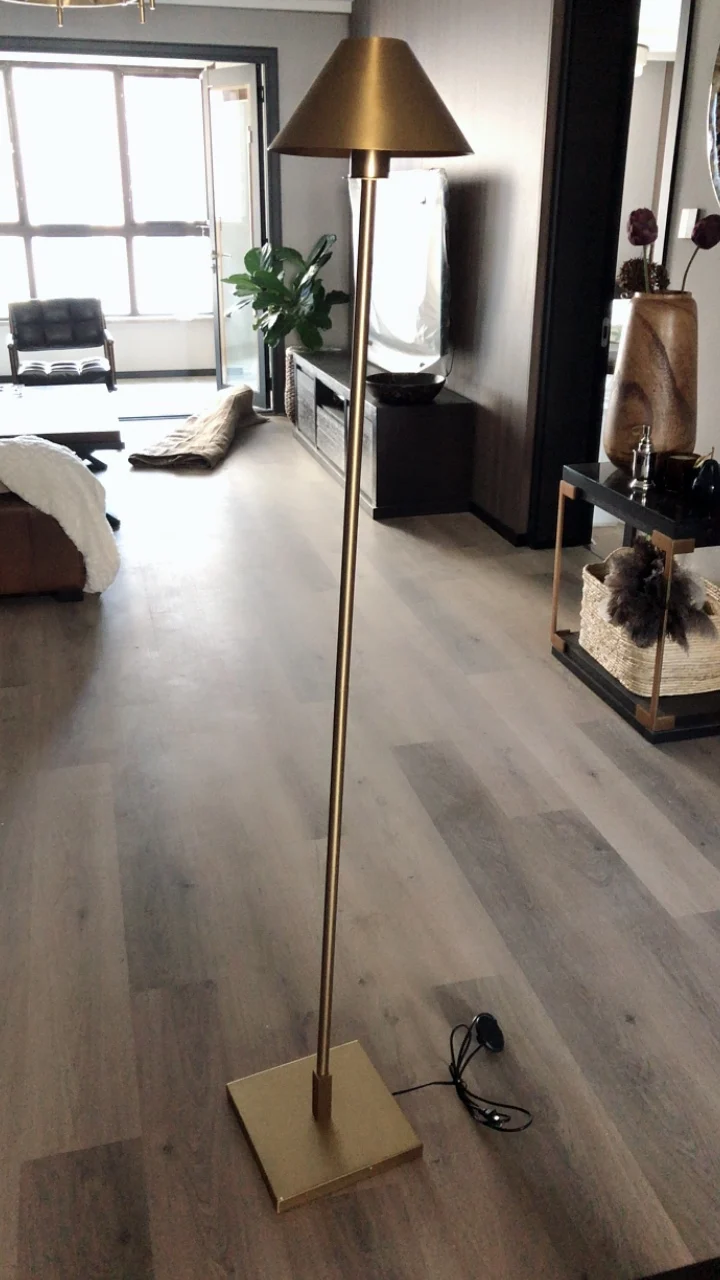 Большой абажур для гостиной напольная лампа под старину пианино светодиодный