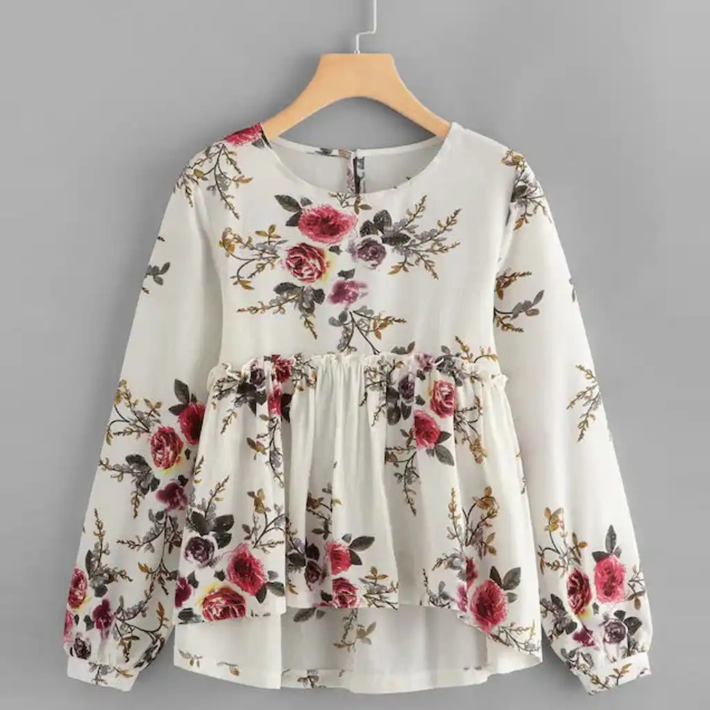 frilled tops for ladies